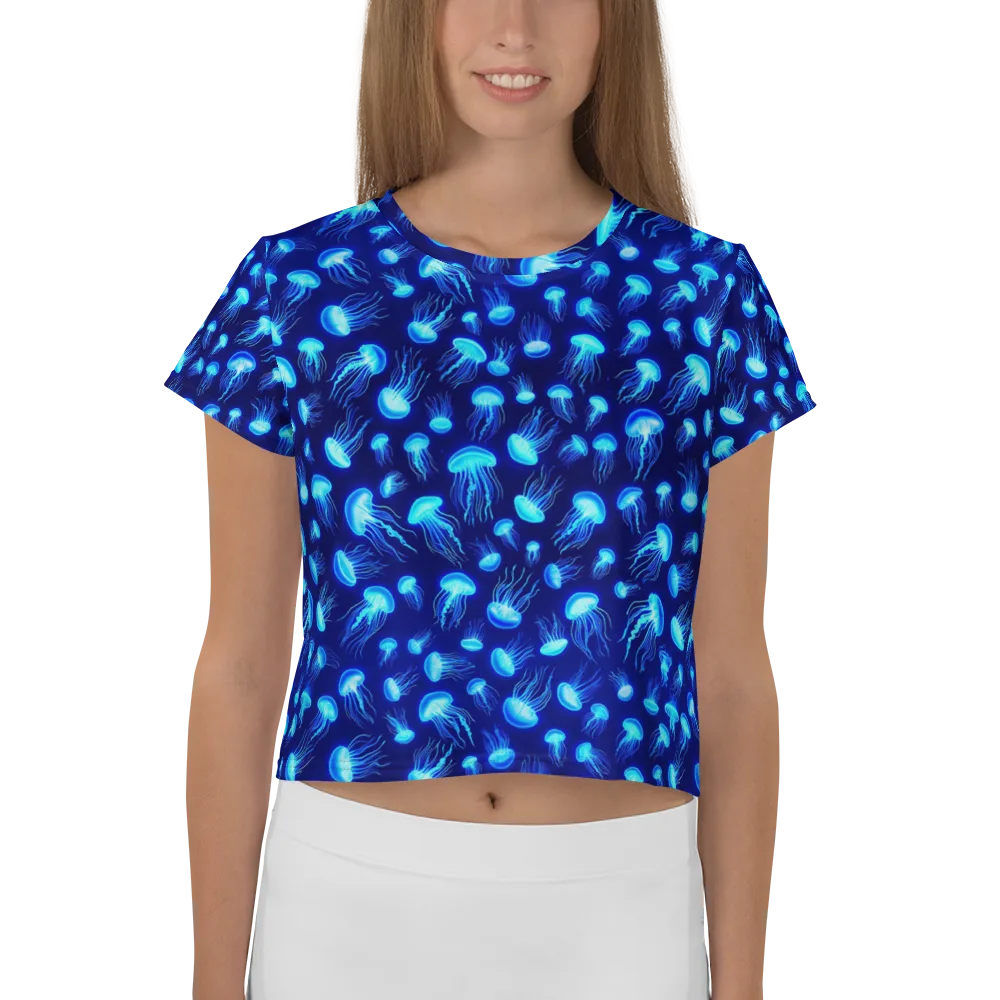 Electric Drift on Crop Tee — Front