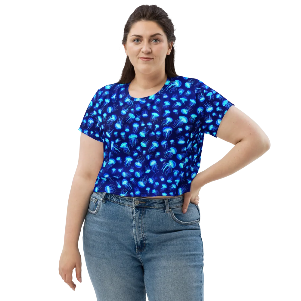 Electric Drift on Crop Tee — Front