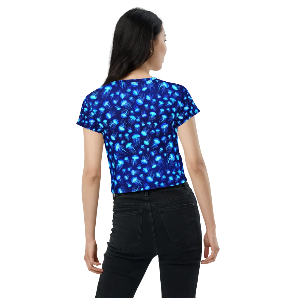 Electric Drift on Crop Tee — Back