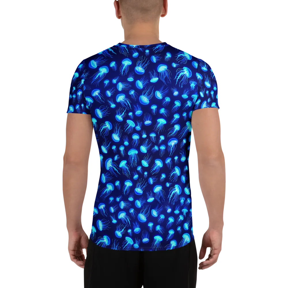 Electric Drift on Men's Athletic T-Shirt — Back