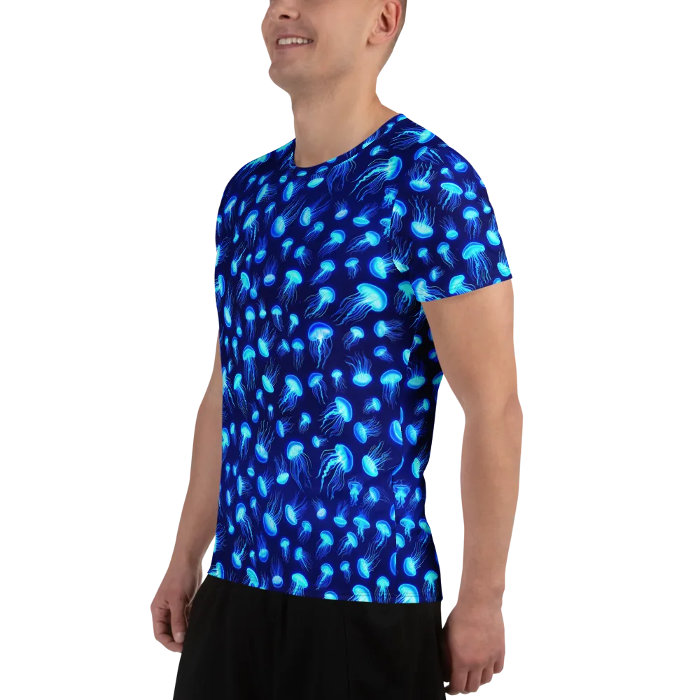 Electric Drift on Men's Athletic T-Shirt — Left