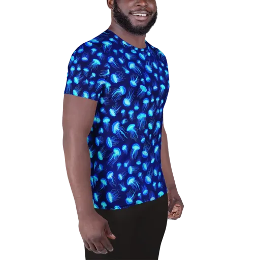 Electric Drift on a Men's Athletic T-Shirt