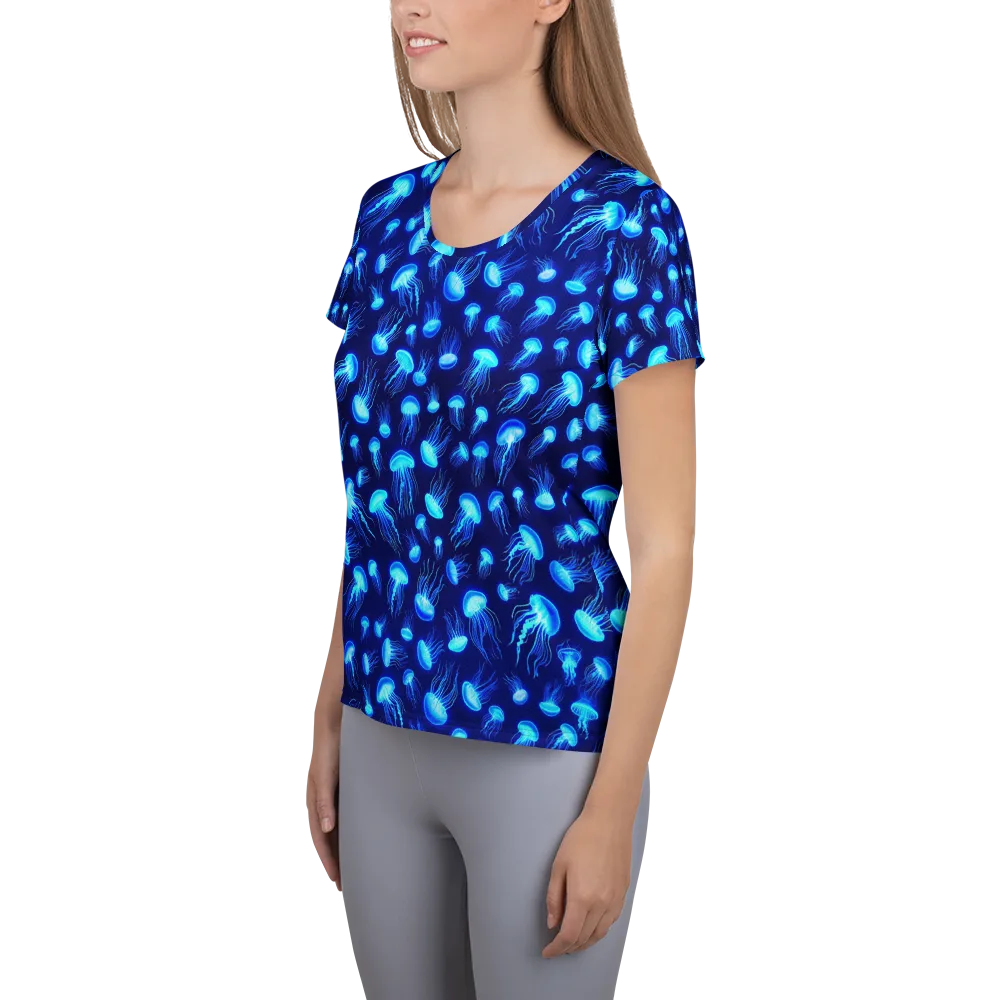 Electric Drift on Women's Athletic T-Shirt — Left