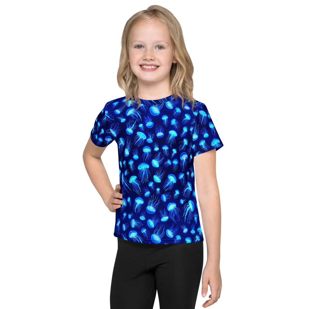 Electric Drift on Kids Crew Neck T-Shirt — Front