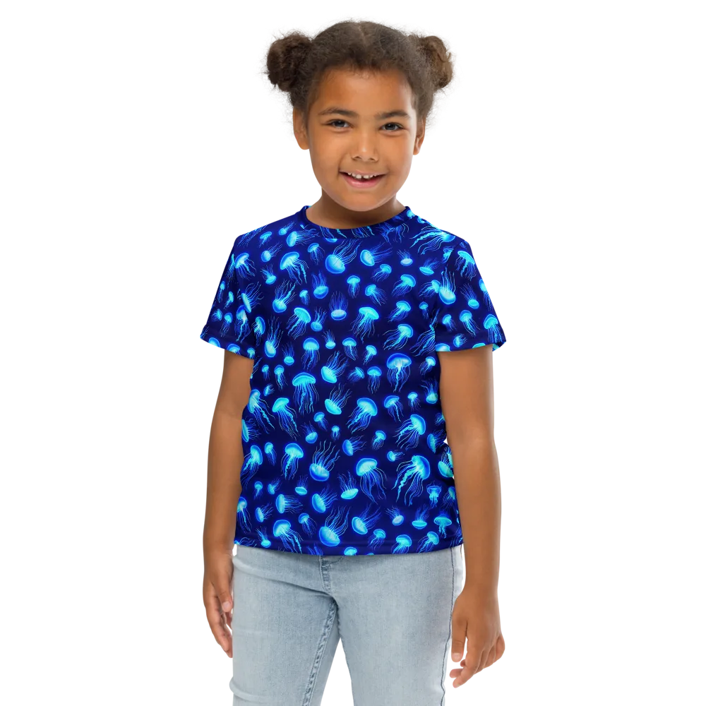 Electric Drift on Kids Crew Neck T-Shirt — Front