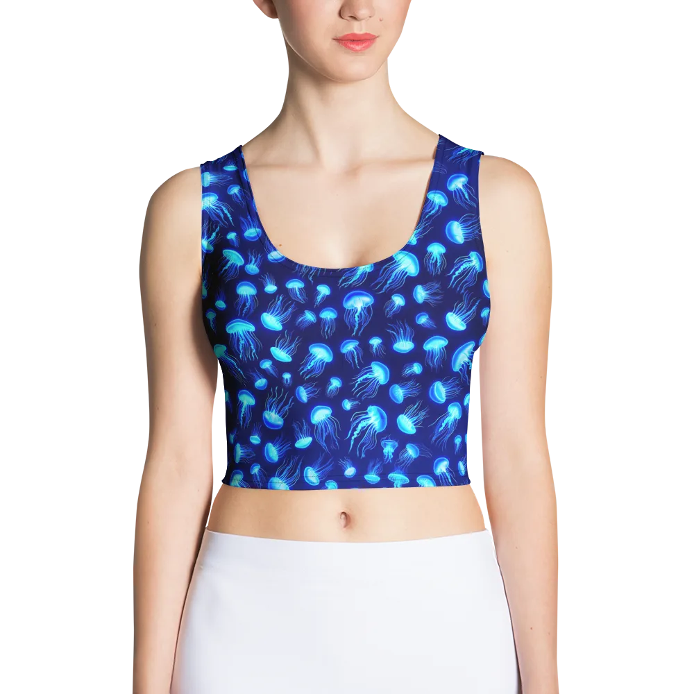 Electric Drift on Crop Top — Front