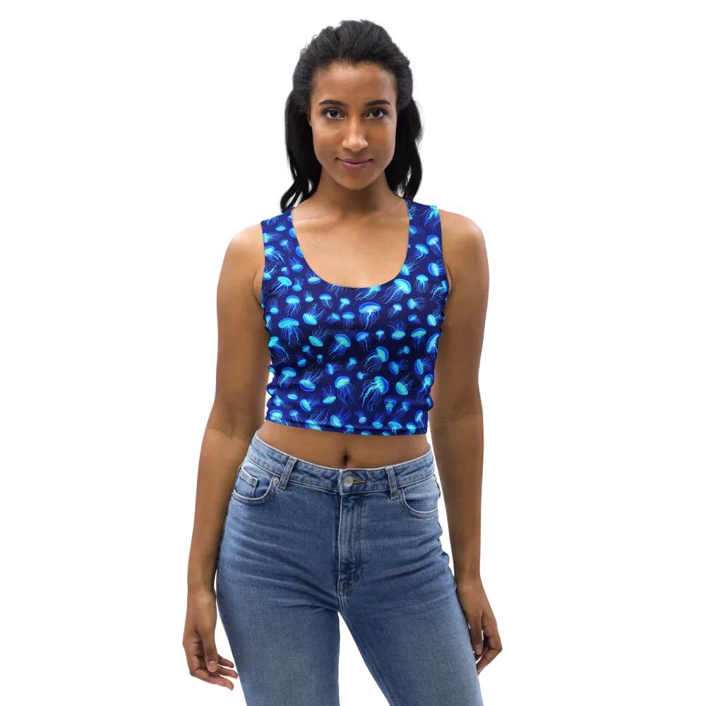 Electric Drift on Crop Top — Front