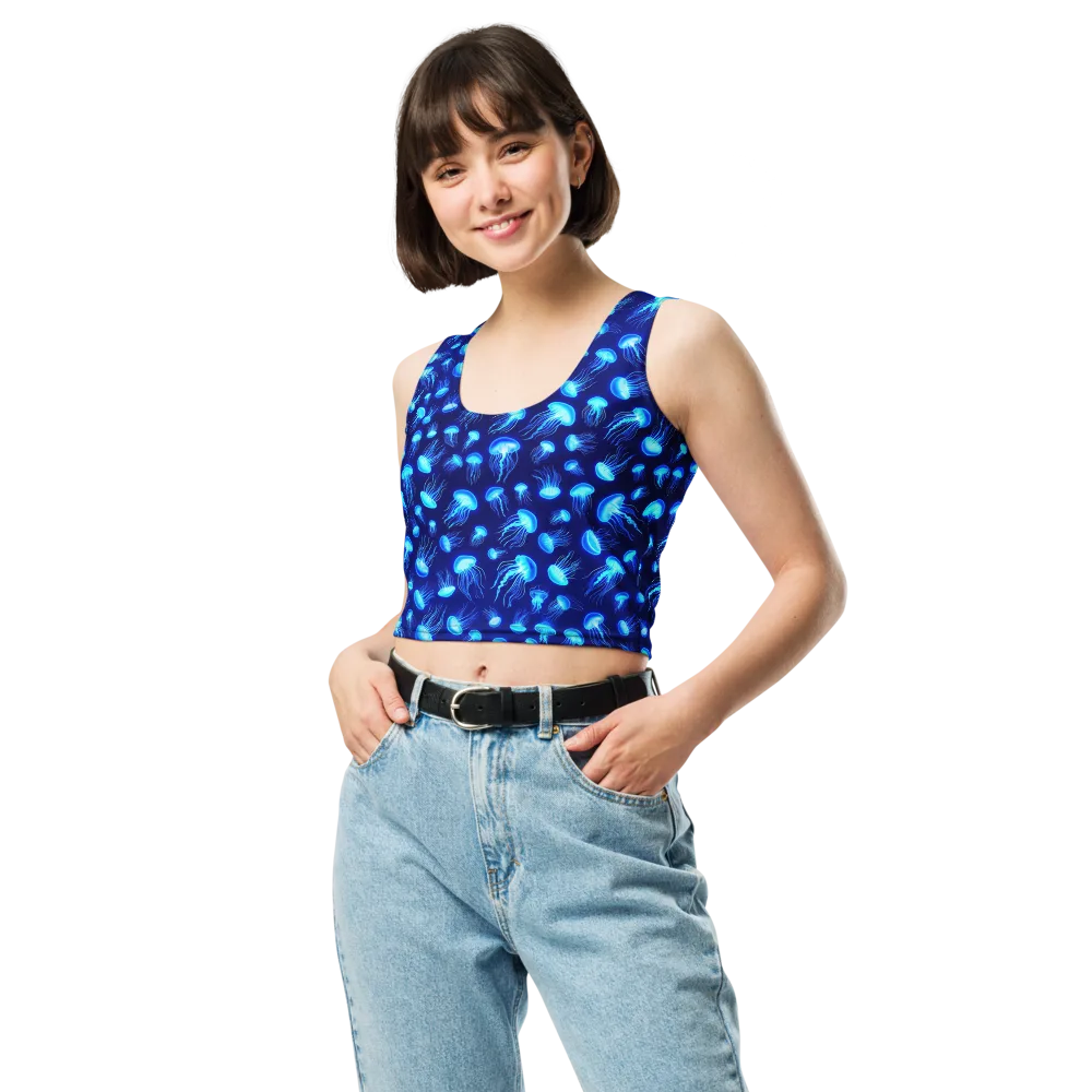 Electric Drift on Crop Top — Front