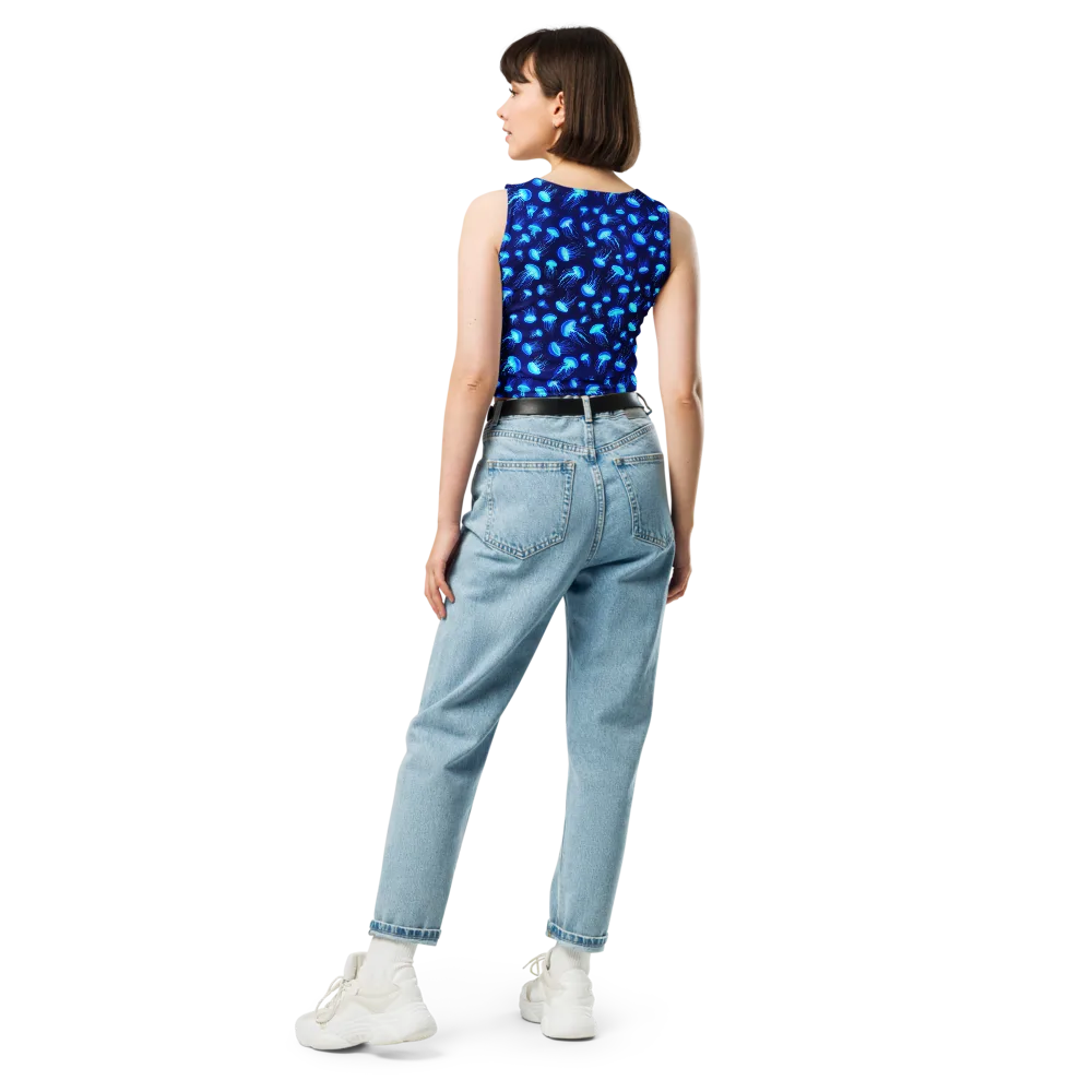 Electric Drift on Crop Top — Back
