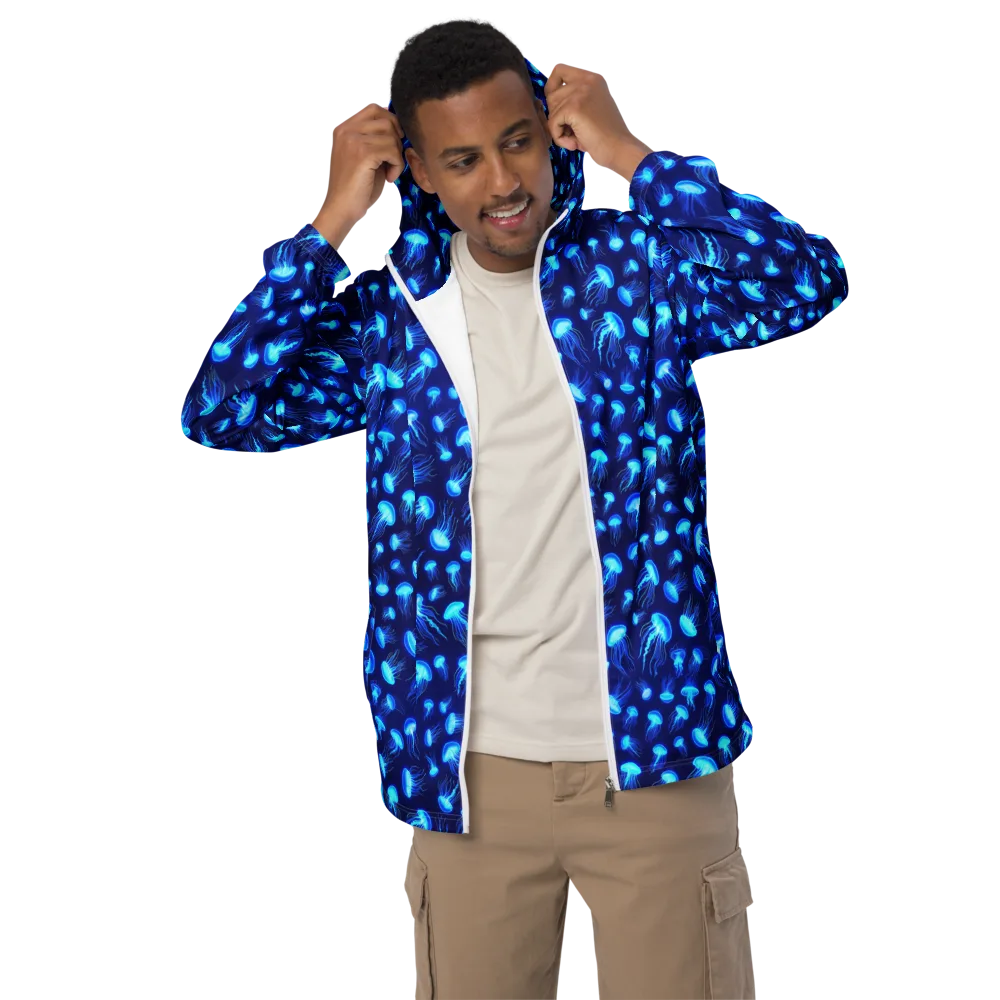 Electric Drift on Men's Windbreaker — Front