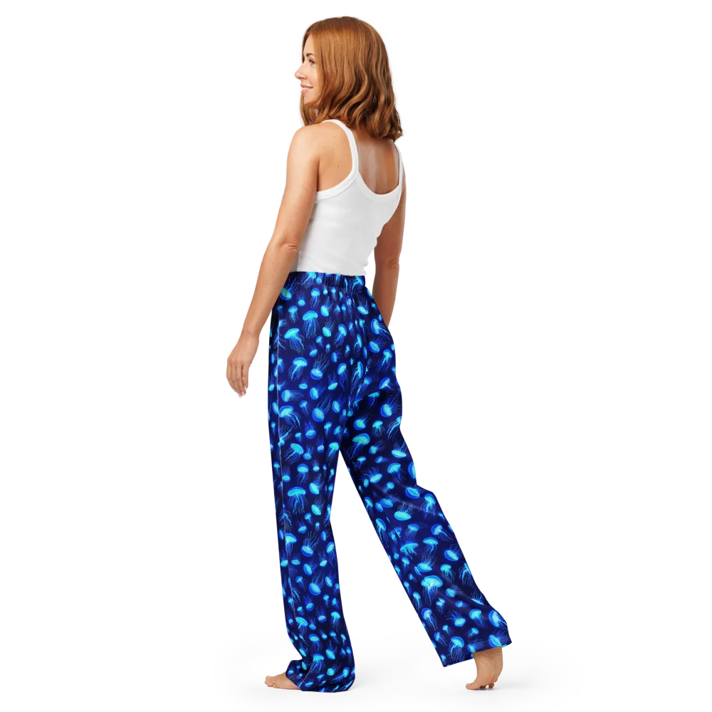 Electric Drift on Women's Pajama Pants — Back