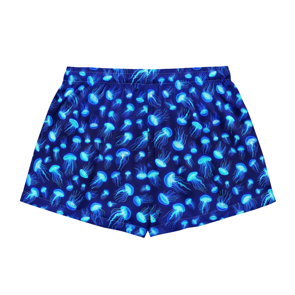 Electric Drift on Women's Pajama Shorts — Back