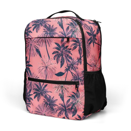 Coral Afterglow on a Utility Backpack