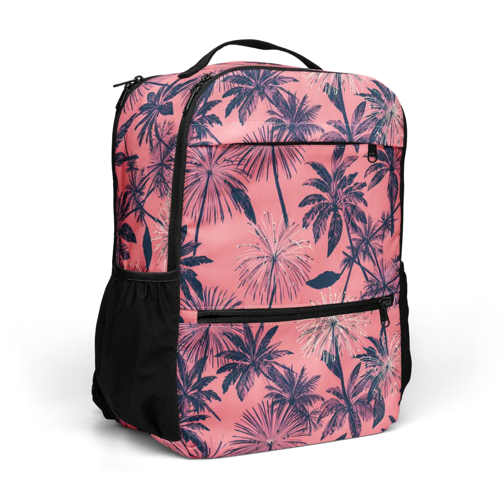 Coral Afterglow on Utility Backpack — Right Front