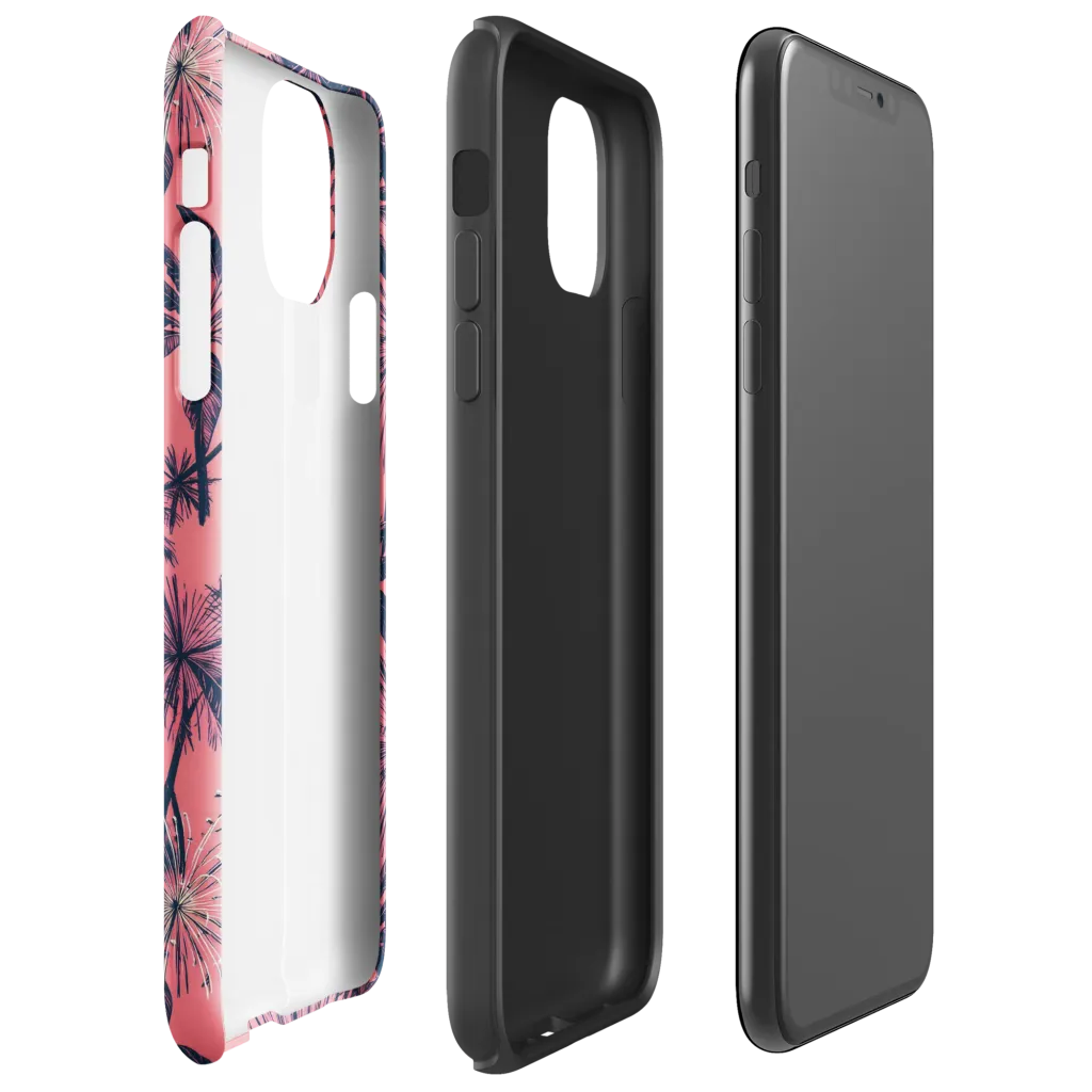 Coral Afterglow on Tough Case for iPhone® — Right