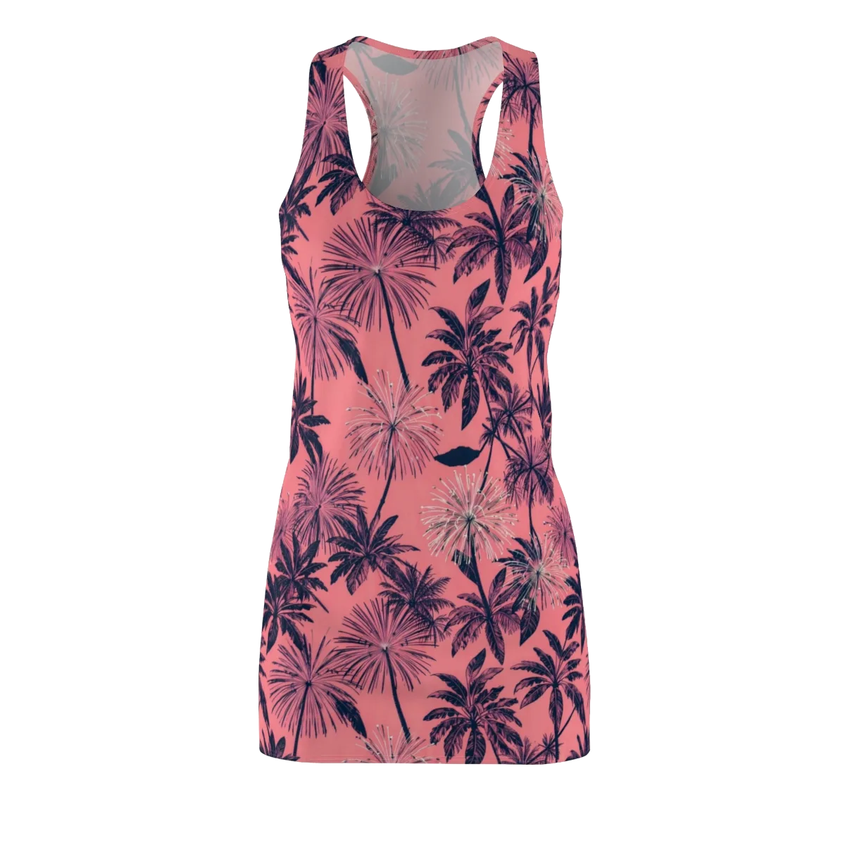 Coral Afterglow on Racerback Dress — Front