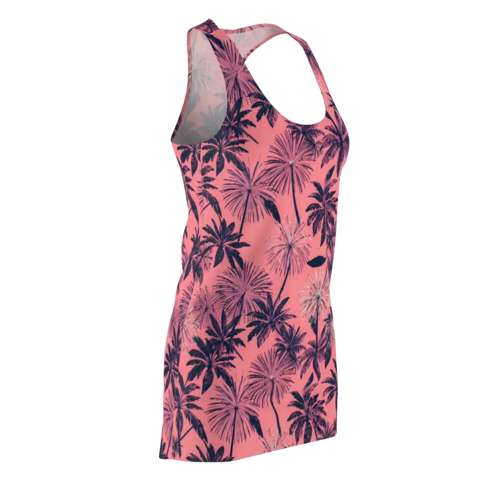 Coral Afterglow on Racerback Dress — Front Side