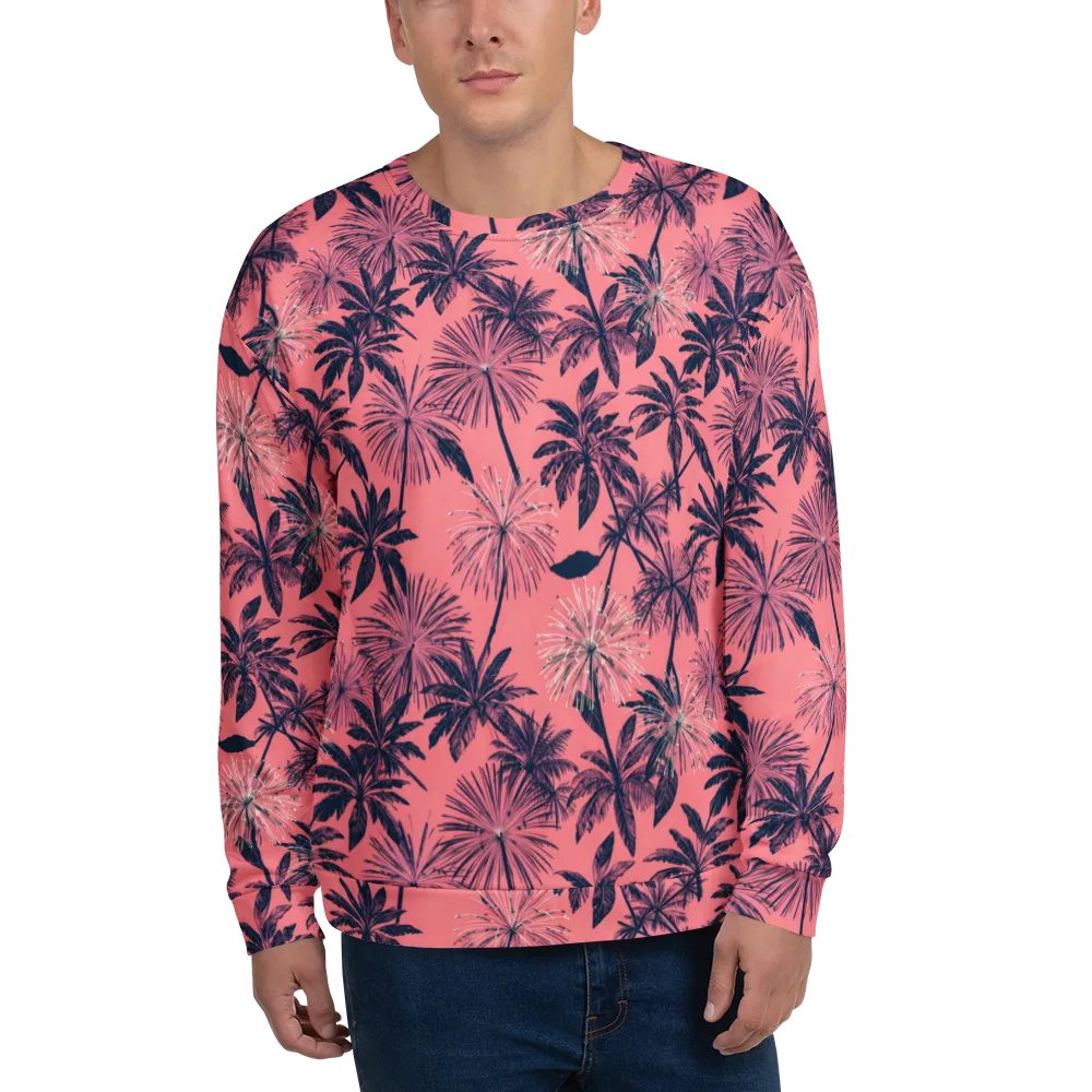 Coral Afterglow on Sweatshirt — Front