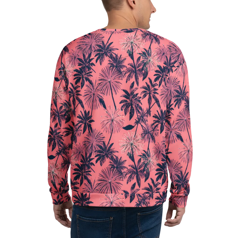 Coral Afterglow on Sweatshirt — Back