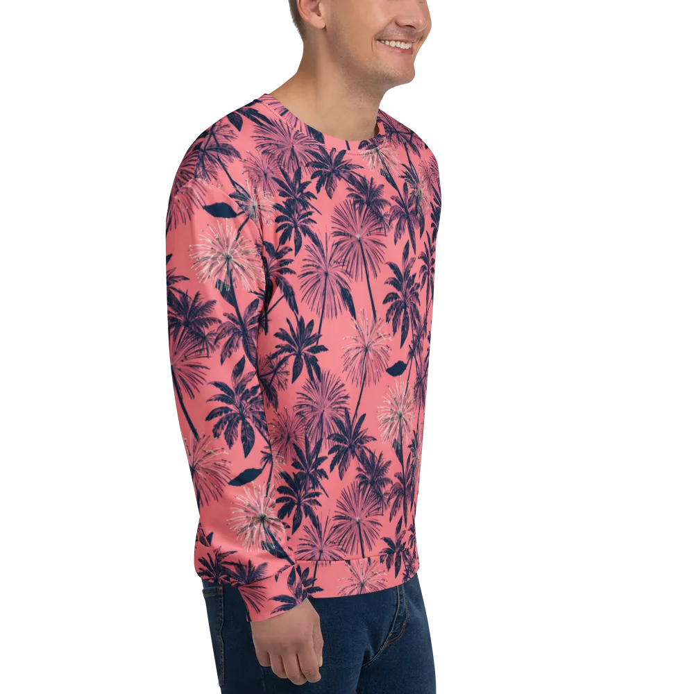 Coral Afterglow on Sweatshirt — Right Front