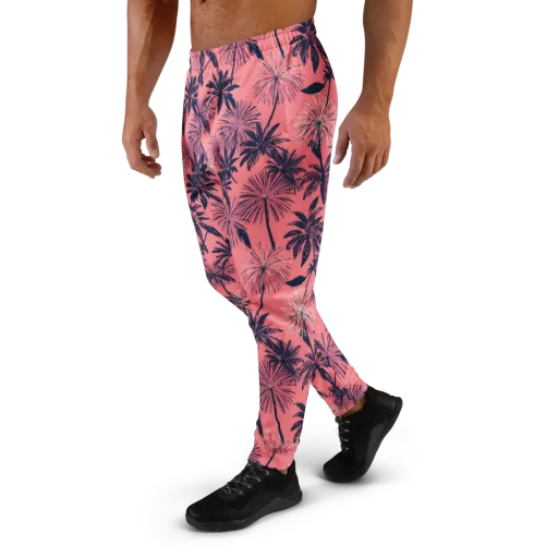 Coral Afterglow on a Men's Joggers