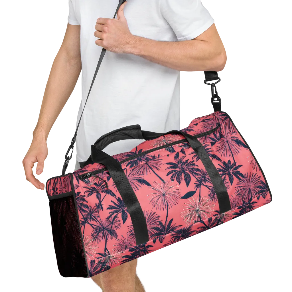 Coral Afterglow on Duffle Bag — Right Front