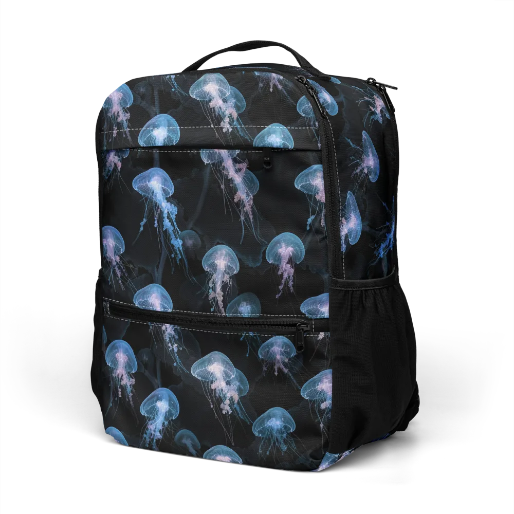 Deepwater Reverie on Utility Backpack — Left Front