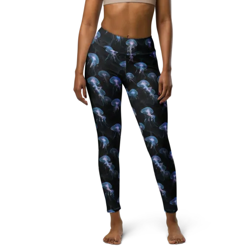 Deepwater Reverie on a Yoga Leggings