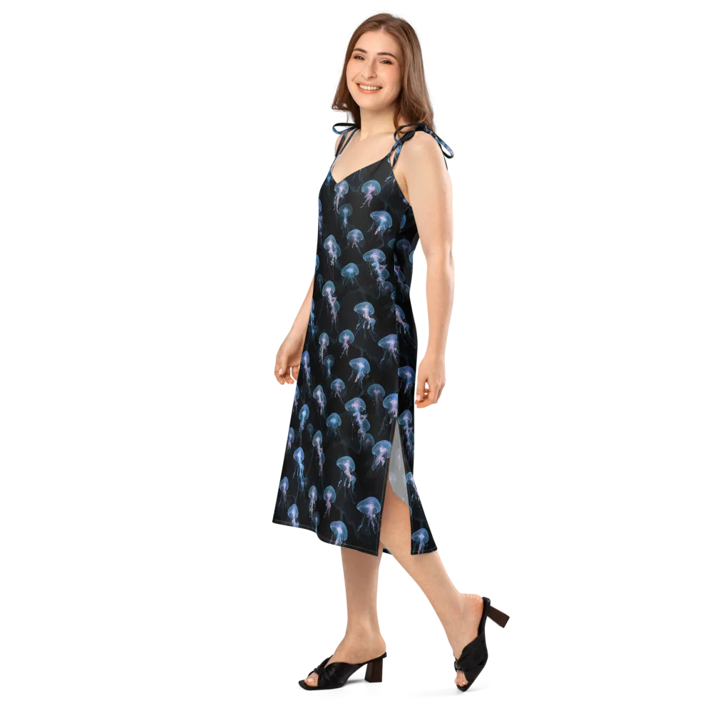 Deepwater Reverie on Slip Dress — Left Front