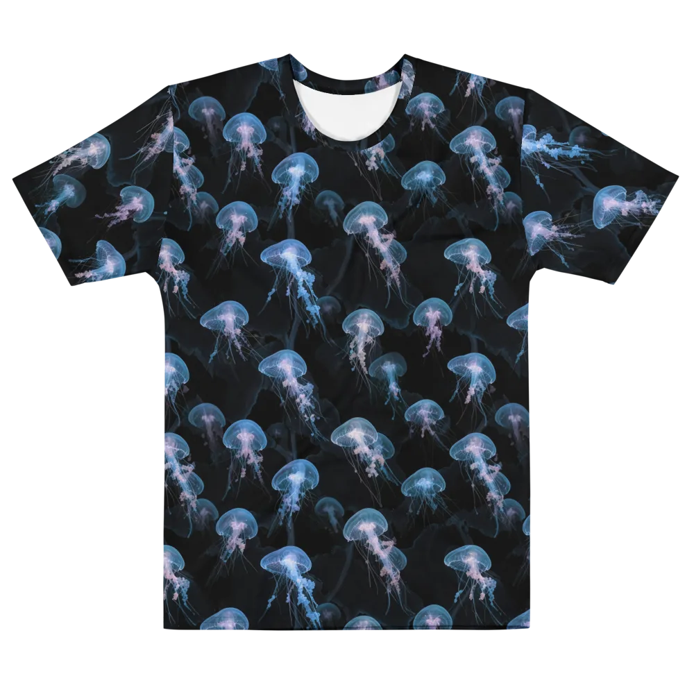 Deepwater Reverie on Men's Cotton Crew Neck T-Shirt — Front