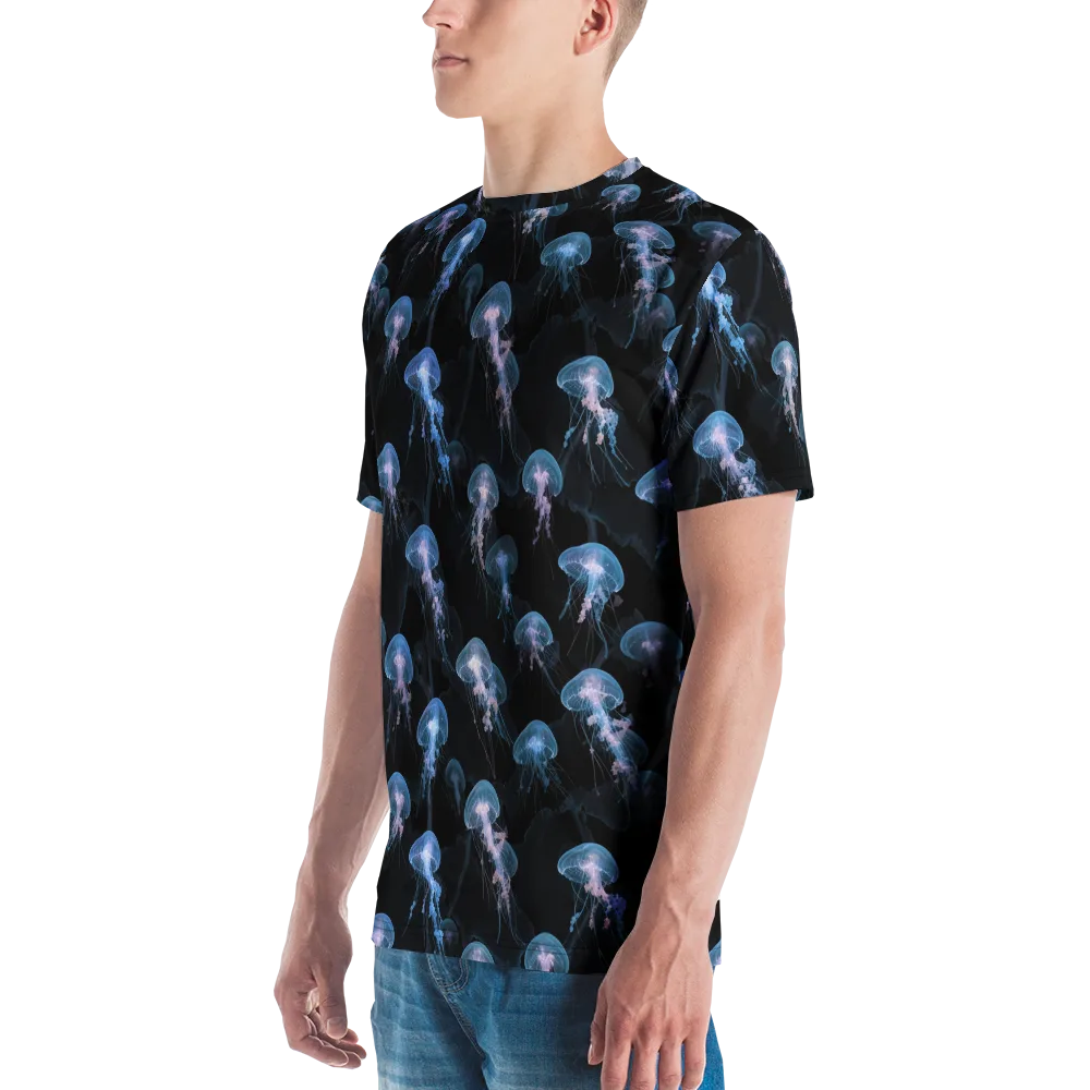 Deepwater Reverie on Men's Crew Neck T-Shirt — Left