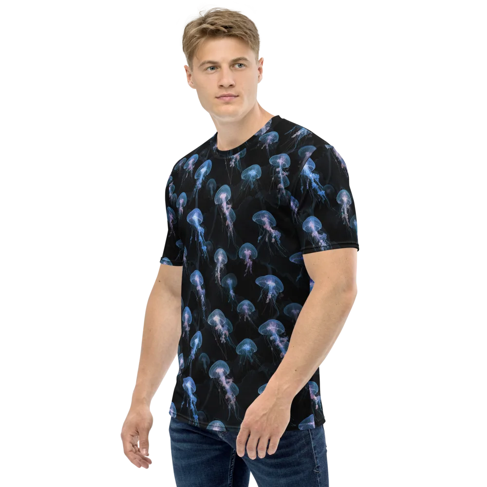 Deepwater Reverie on Men's Crew Neck T-Shirt — Left