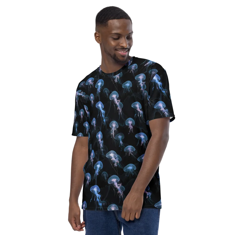 Deepwater Reverie on Men's Crew Neck T-Shirt — Left