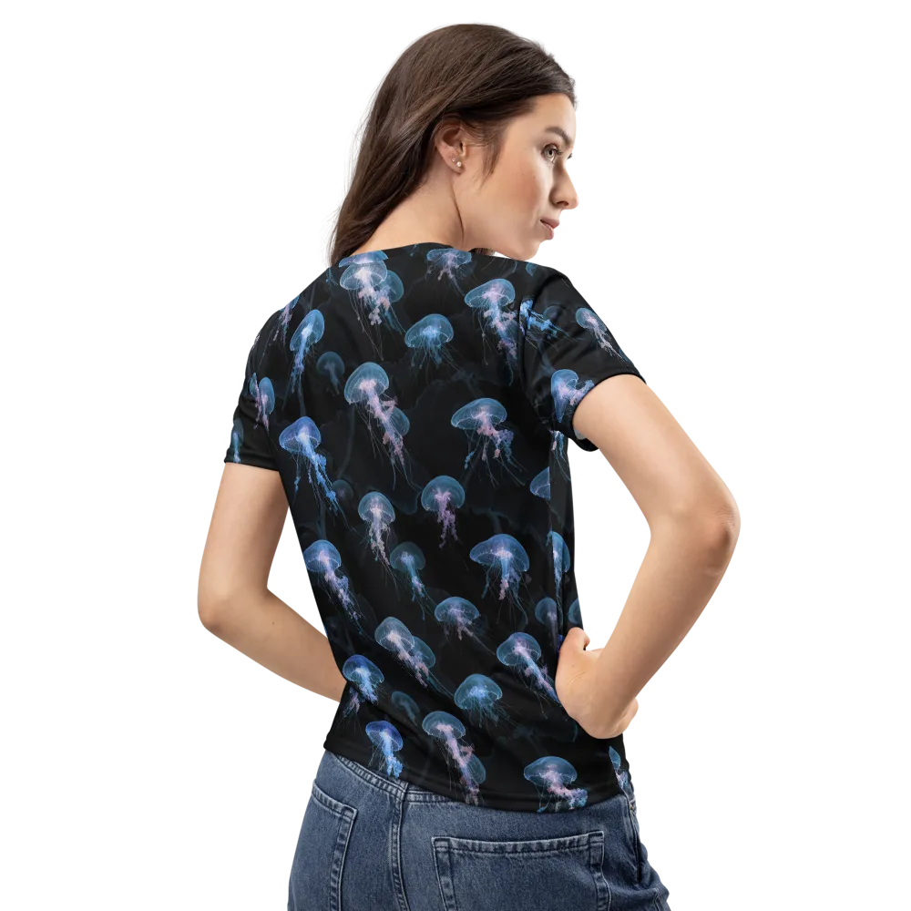 Deepwater Reverie on Women's Crew Neck T-Shirt — Back