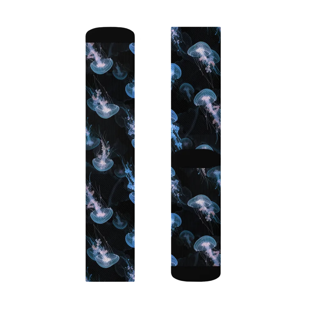 Deepwater Reverie on Socks — Right Sock
