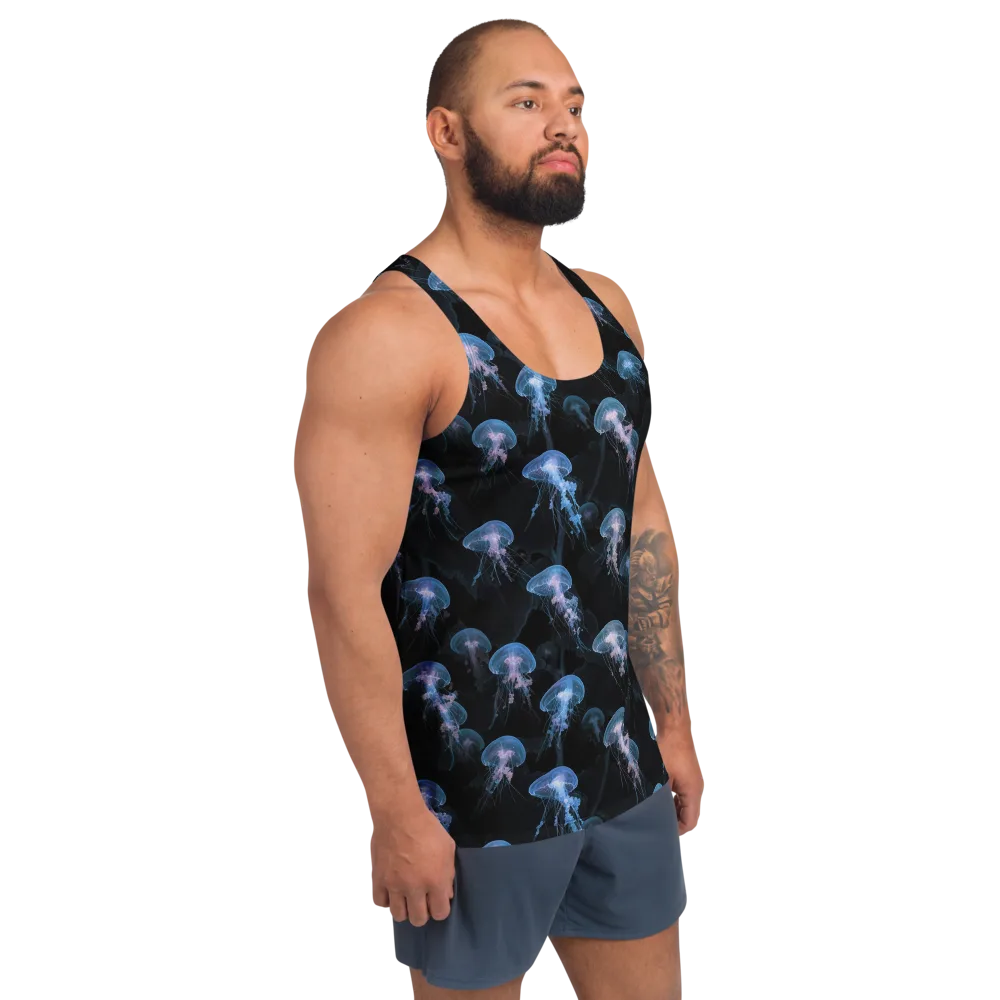 Deepwater Reverie on Men's Tank Top — Right Front