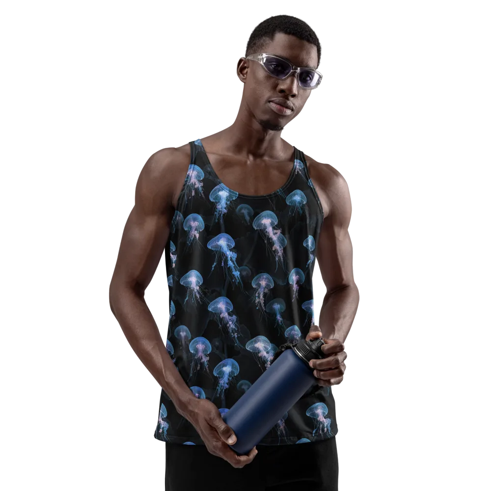 Deepwater Reverie on Men's Tank Top — Front