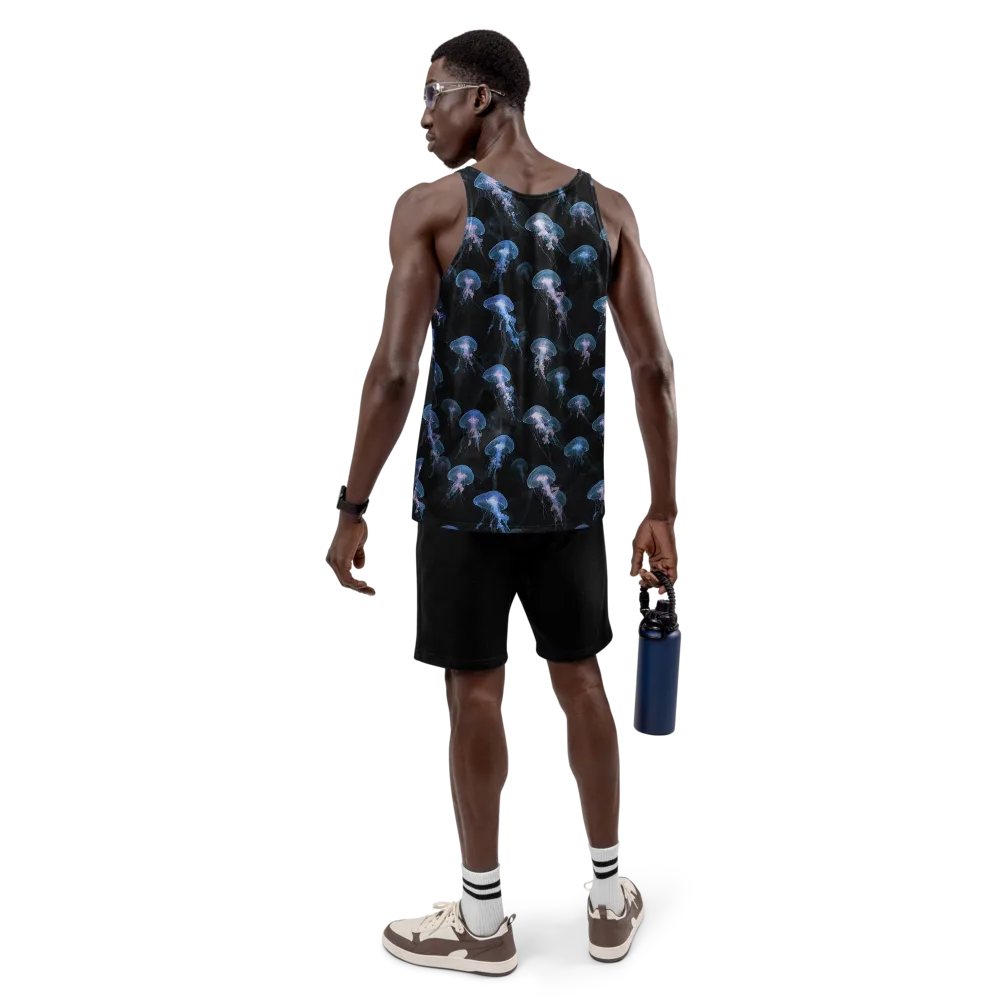 Deepwater Reverie on Men's Tank Top — Back