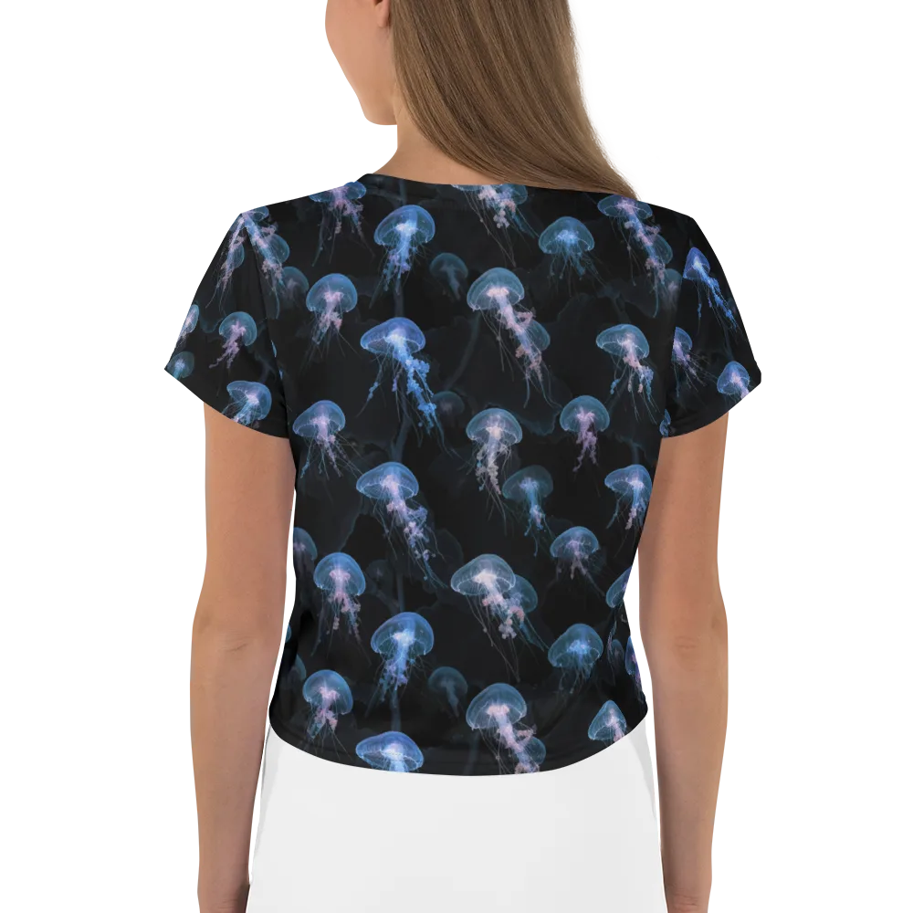 Deepwater Reverie on Crop Tee — Back