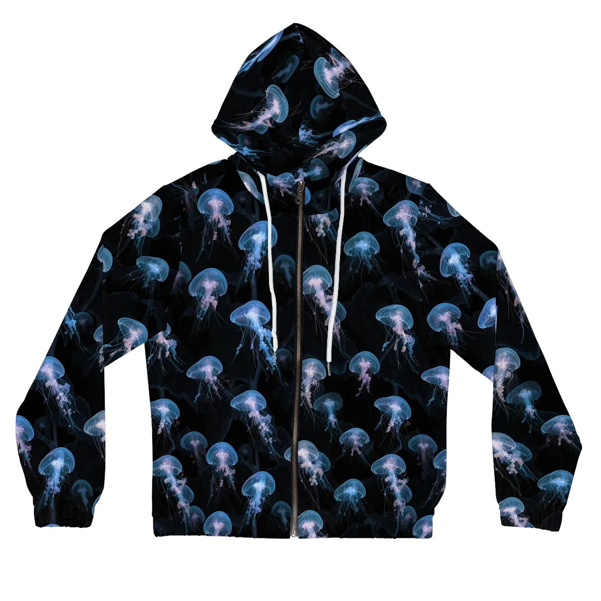 Deepwater Reverie on Women's Full-Zip Hoodie — Front
