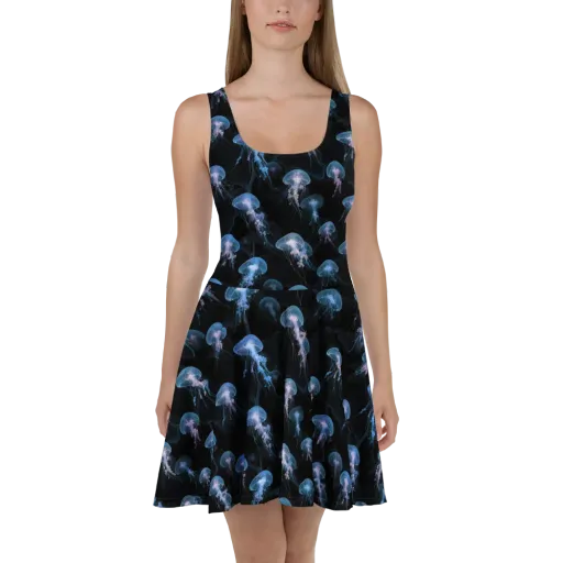 Deepwater Reverie on a Skater Dress