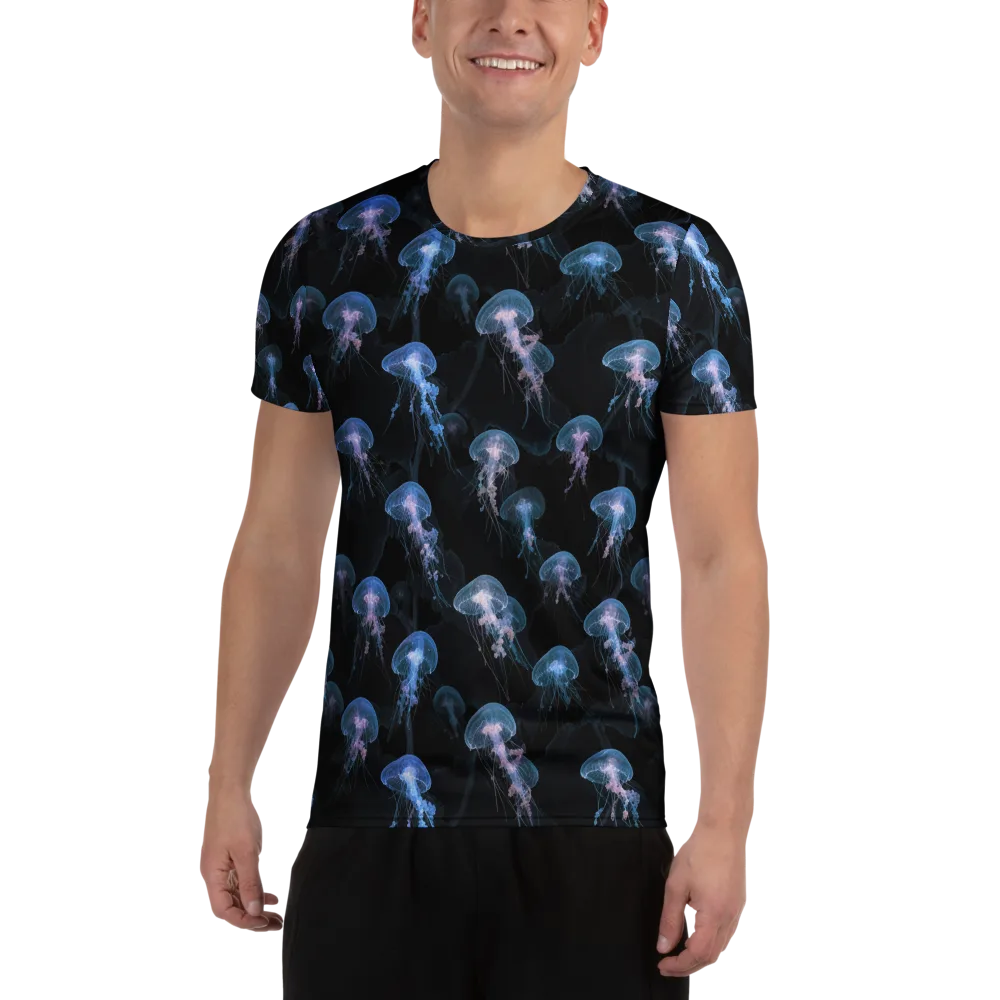 Deepwater Reverie on Men's Athletic T-Shirt — Front
