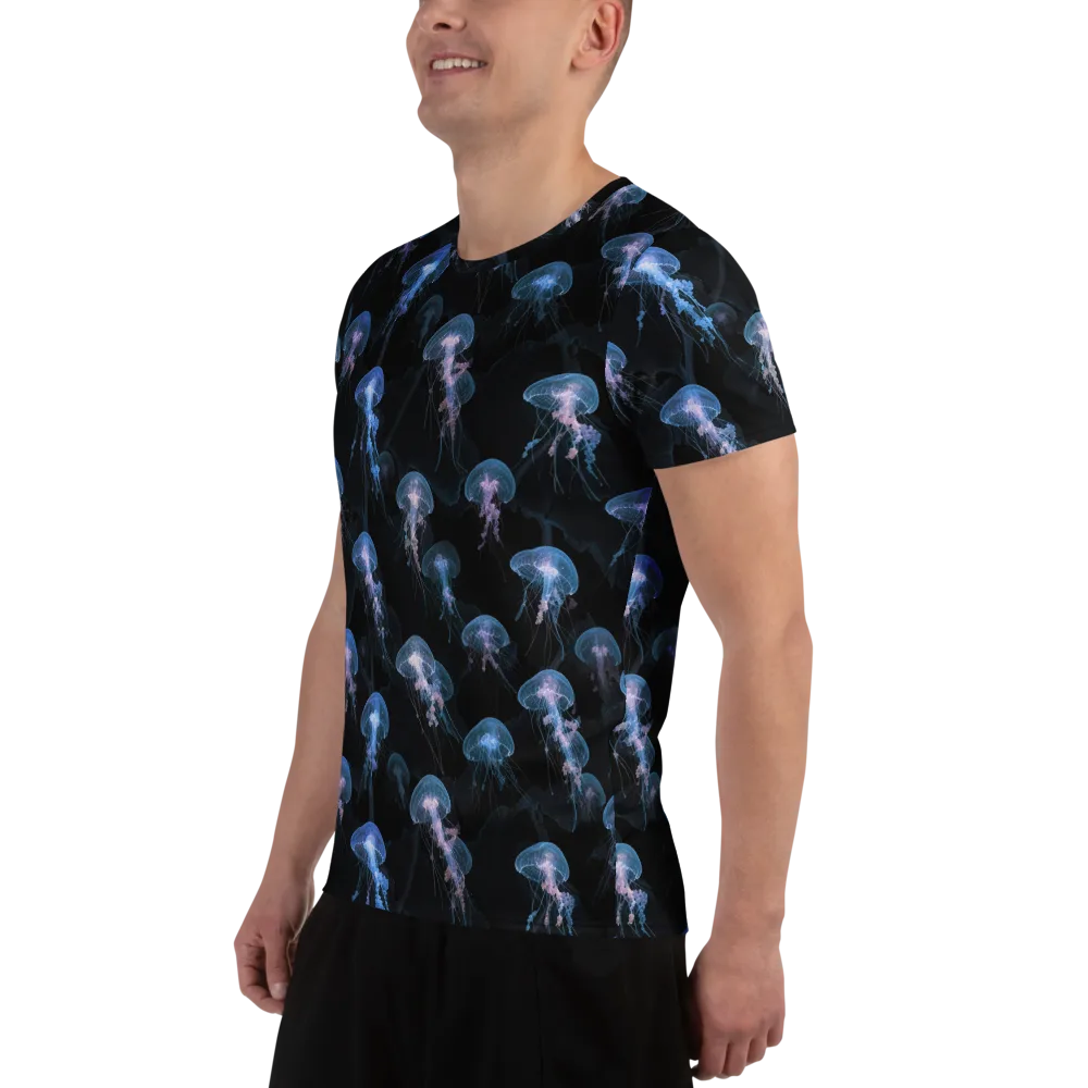 Deepwater Reverie on Men's Athletic T-Shirt — Left