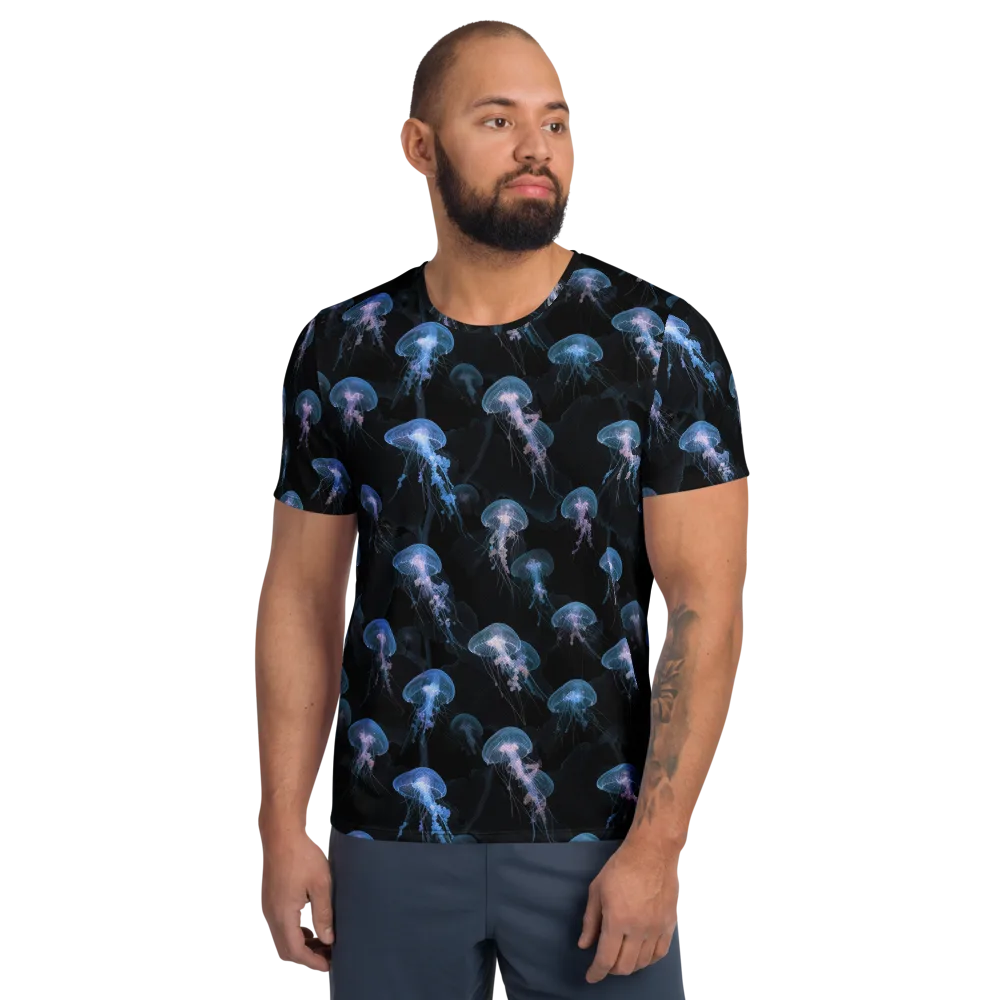 Deepwater Reverie on Men's Athletic T-Shirt — Front