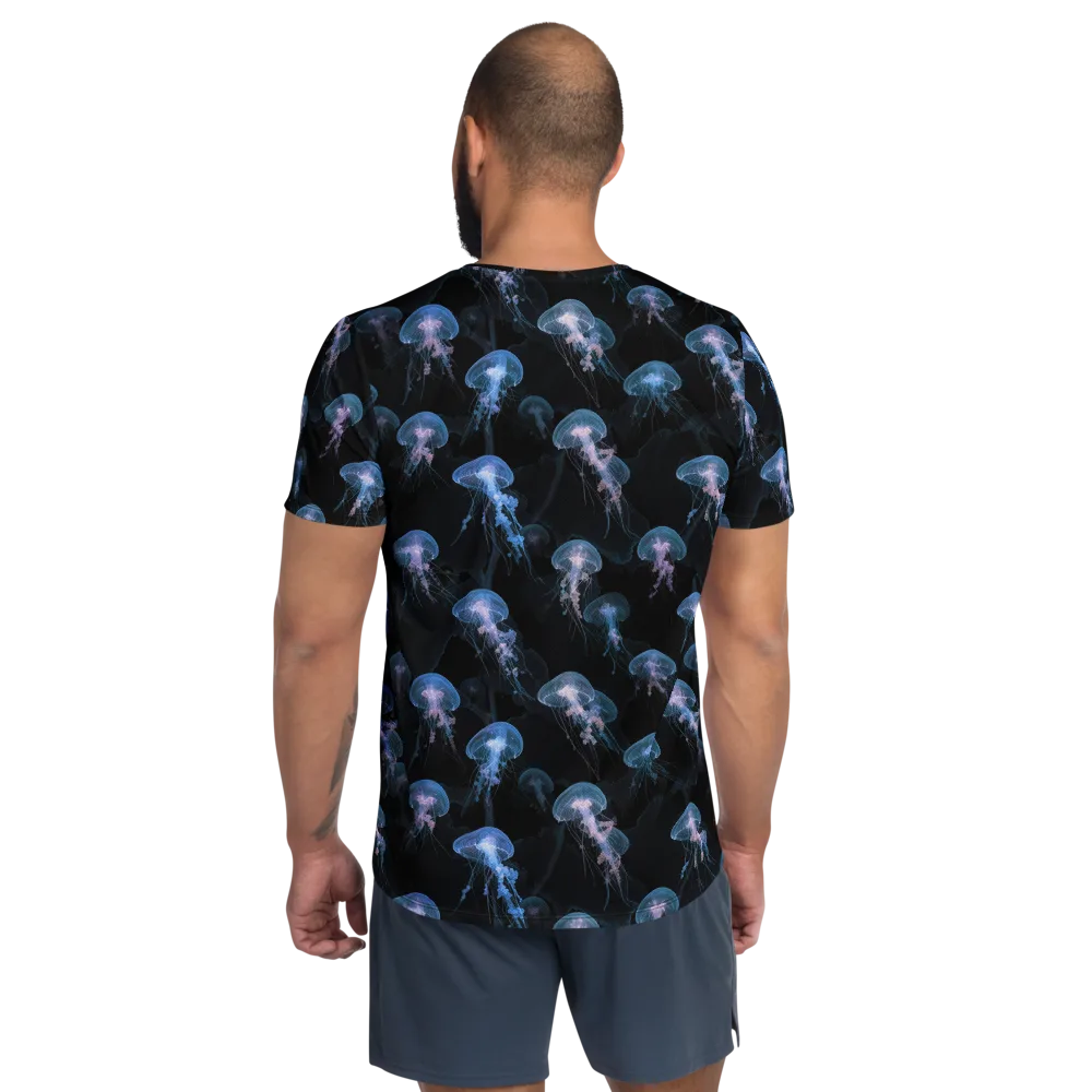 Deepwater Reverie on Men's Athletic T-Shirt — Back