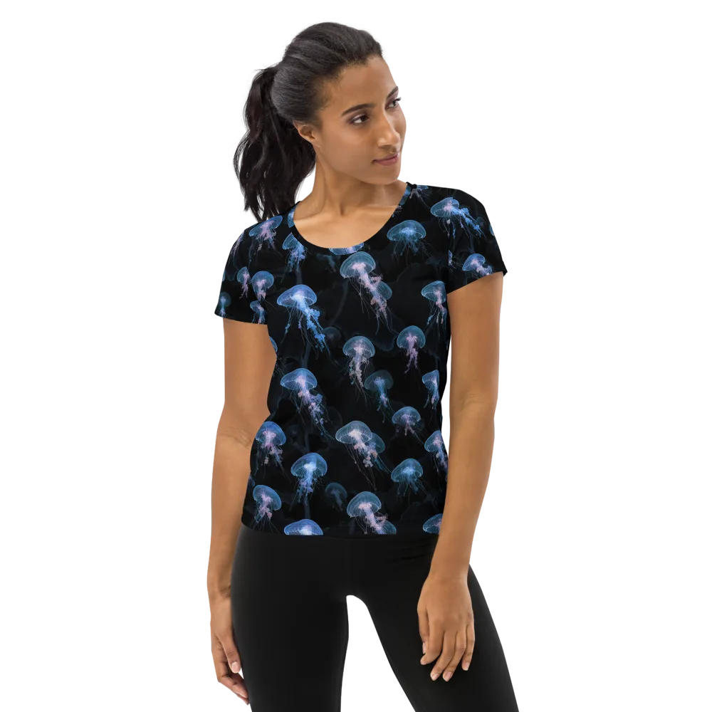 Deepwater Reverie on Women's Athletic T-Shirt — Front