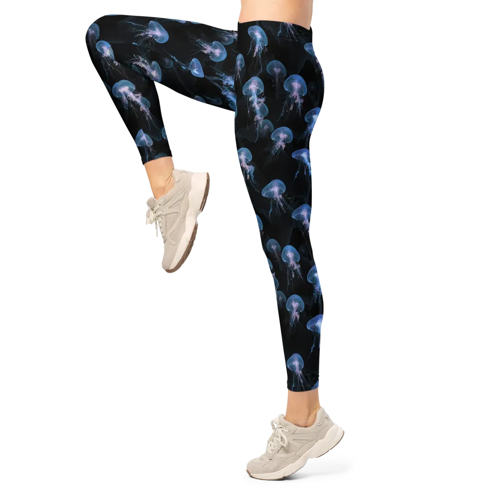 Deepwater Reverie on Leggings — Left