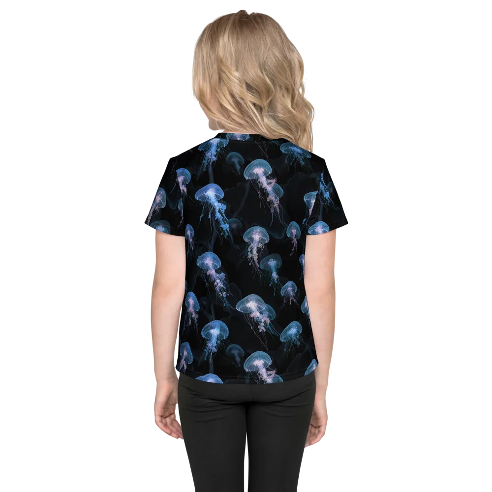 Deepwater Reverie on Kids Crew Neck T-Shirt — Back