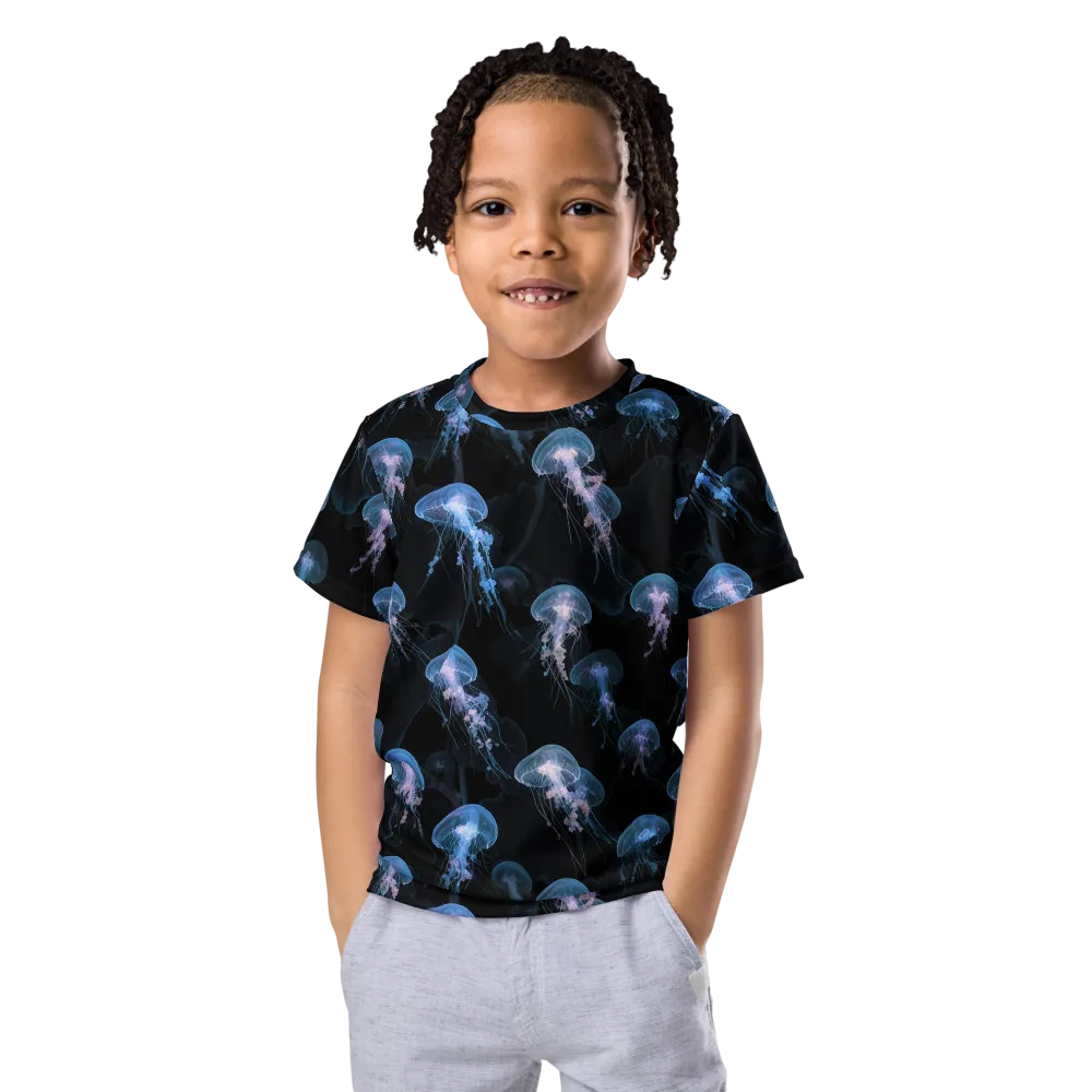 Deepwater Reverie on Kids Crew Neck T-Shirt — Front