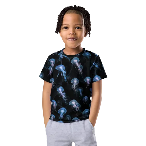 Deepwater Reverie on a Kids Crew Neck T-Shirt